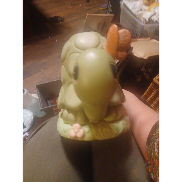 Precious Moments 1998 Turtle with Butterfly Garden Statue Figure Sam Butcher - Picture 4 of 6